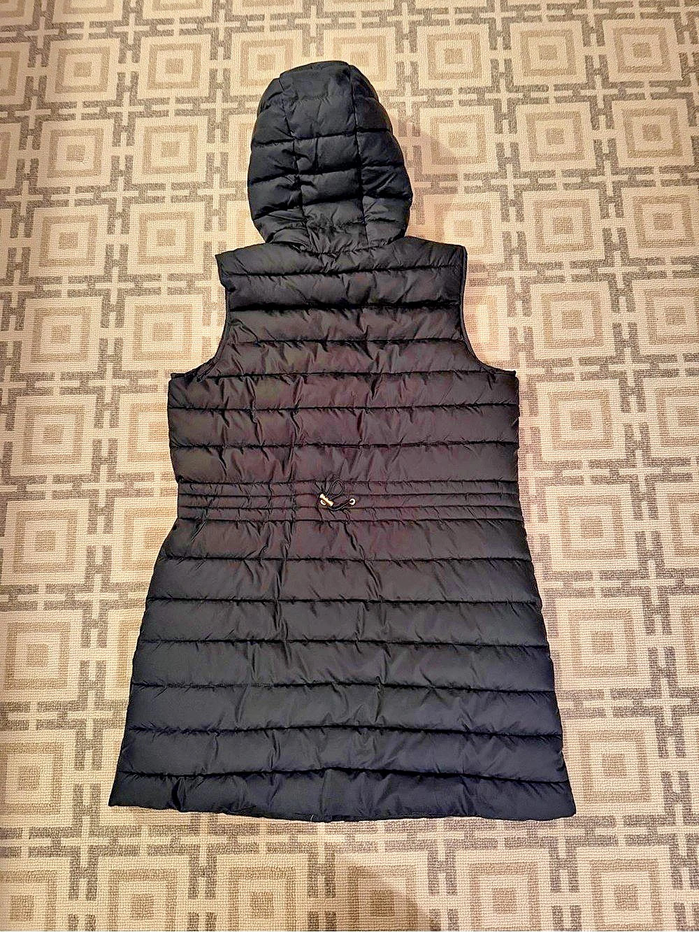 Brand New Weatherproof Black Hooded Puffer Vest Size Small